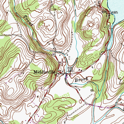 Topographic Map of Stillwater Volunteer Emergency Rescue Squad, NJ