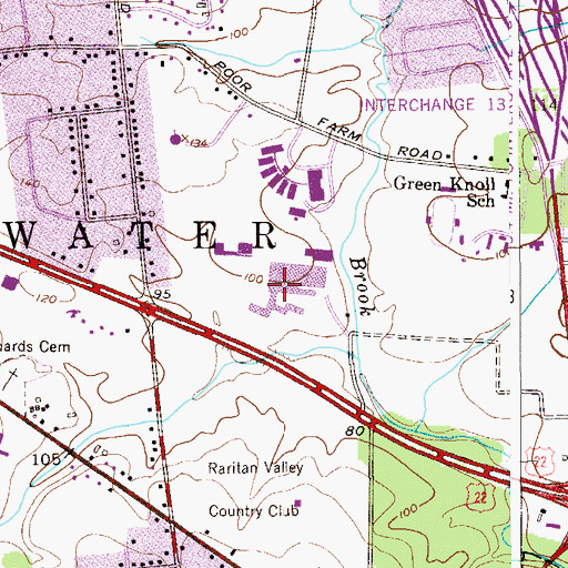 Topographic Map of Ethicon First Aid Squad, NJ