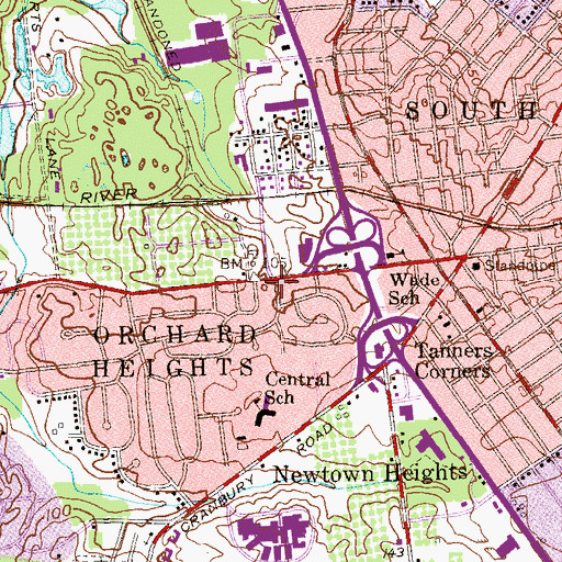 Topographic Map of Transmed Ambulance Transport, NJ