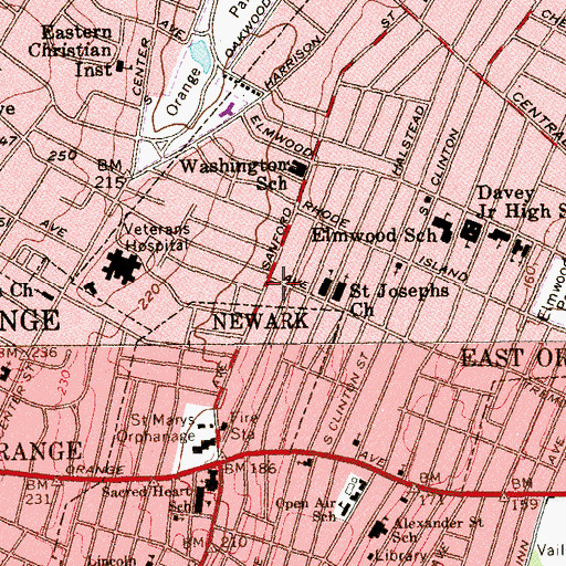Topographic Map of Virgo Medical Services, NJ