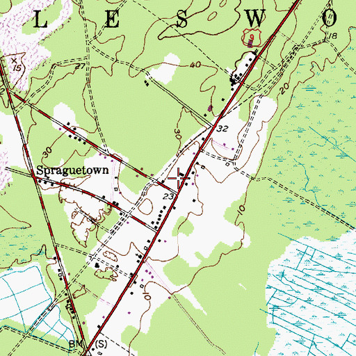 Topographic Map of Northeast Metro Ambulance, NJ