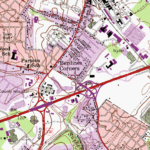 Topographic Map of Interstate Medical Transport, NJ