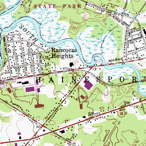 Topographic Map of PRN Medical Transport, NJ