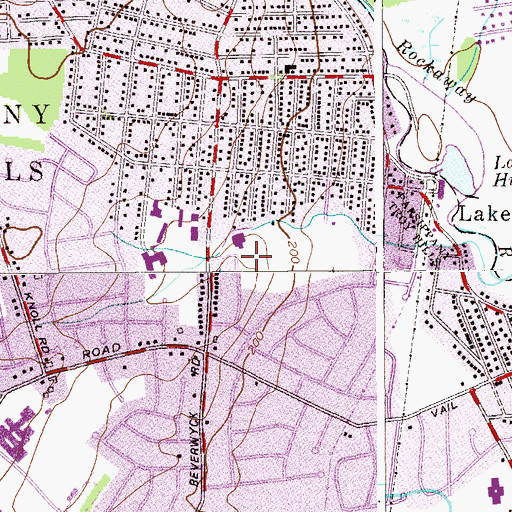 Topographic Map of Rockaway Neck First Aid Squad, NJ