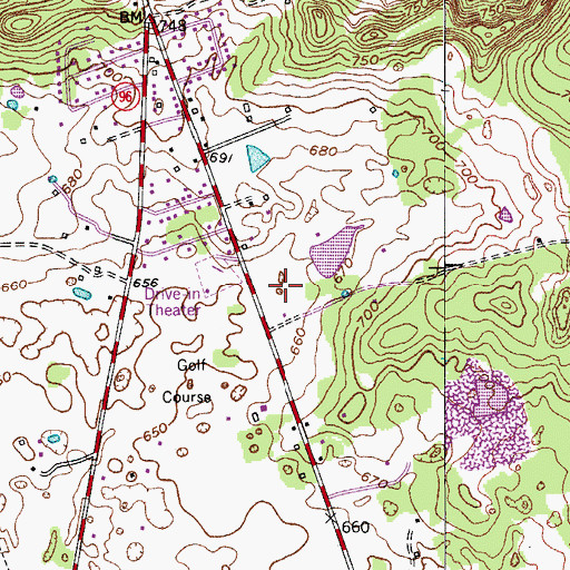 Topographic Map of Logan Memorial Hospital, KY
