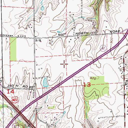 Topographic Map of Kings Daughters Hospital and Health Services, IN
