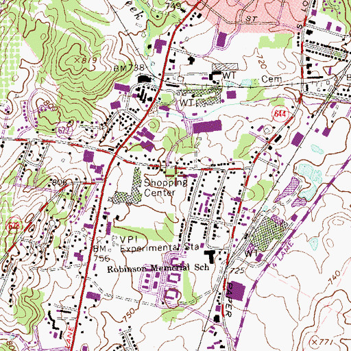 Topographic Map of Winchester Fire and Rescue Department Station 4 Shawnee Volunteer Fire Company, VA