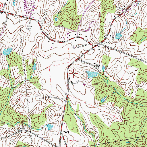 Topographic Map of Spotsylvania County Fire and Rescue Station 10, VA