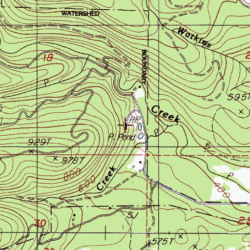 Topographic Map of Corvallis Rock Creek Water Treatment Plant, OR