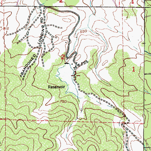 Topographic Map of Astoria Water Treatment Plant, OR