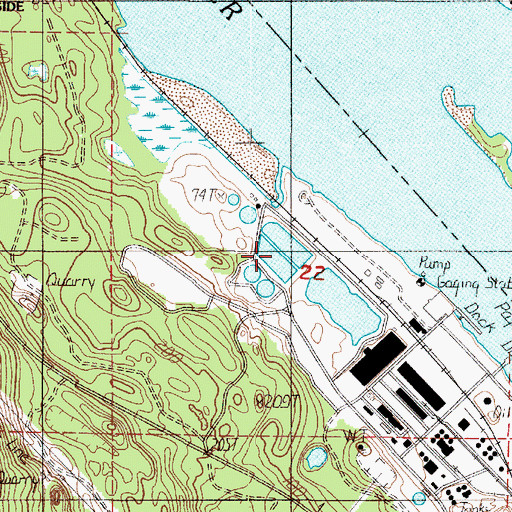 Topographic Map of Georgia - Pacific Wauna Mill Water Treatment Facility, OR
