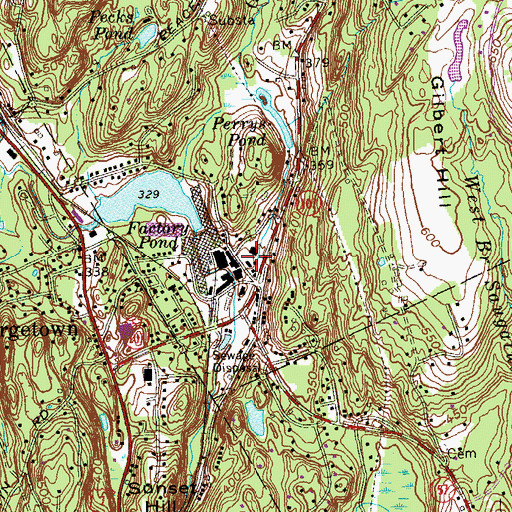 Topographic Map of Redding Paramedic Alliance, CT