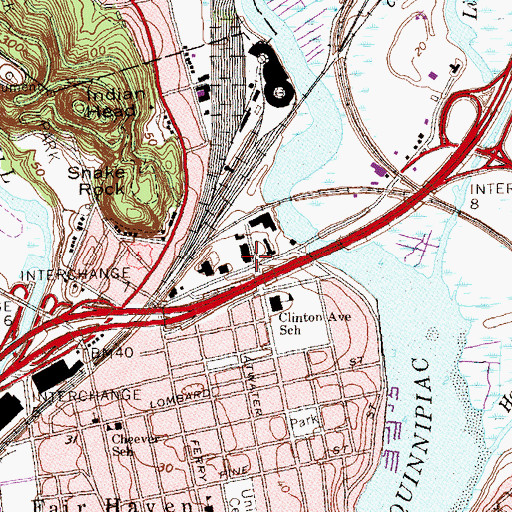 Topographic Map of American Medical Response, CT