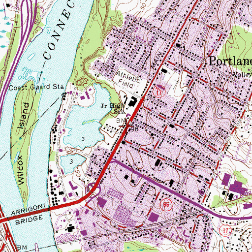 Topographic Map of Emergency Resource Management, CT