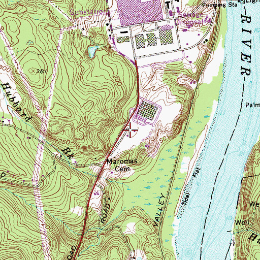Topographic Map of Pratt and Whitney Medical Team - Middletown, CT