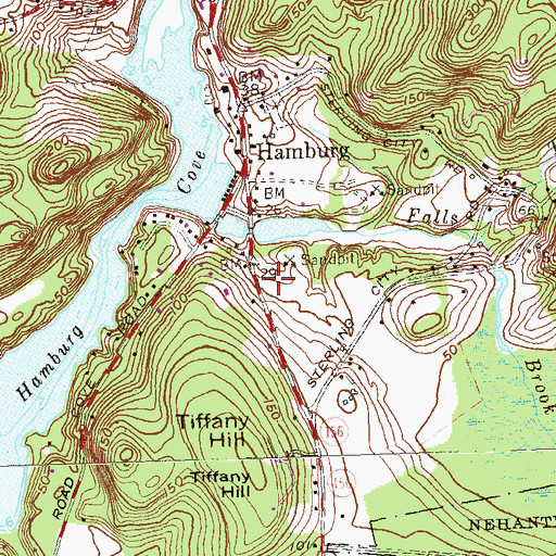 Topographic Map of Lyme Ambulance Association, CT