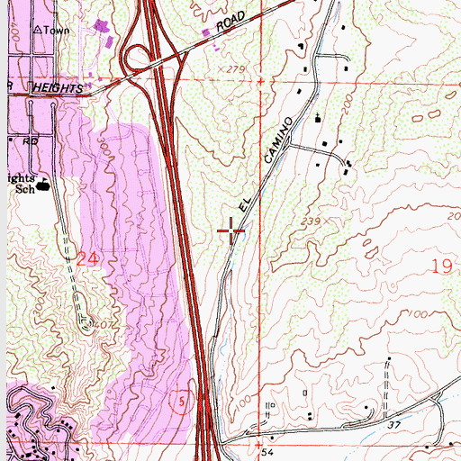 Topographic Map of Scripps Clinic Del Mar, CA