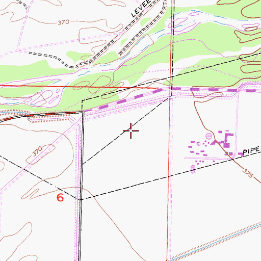 Topographic Map of Dignity Health Mercy Southwest Hospital, CA