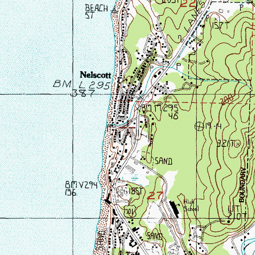 Topographic Map of Theatre West, OR