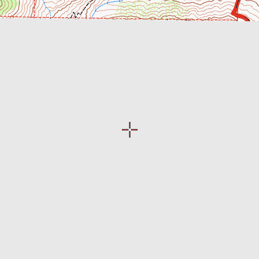 Topographic Map of Shingle Mill Bench, CA