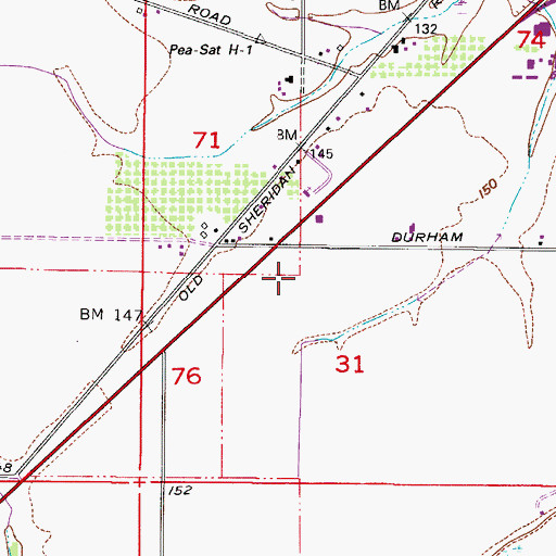 Topographic Map of Yamhill Valley Heritage Center, OR