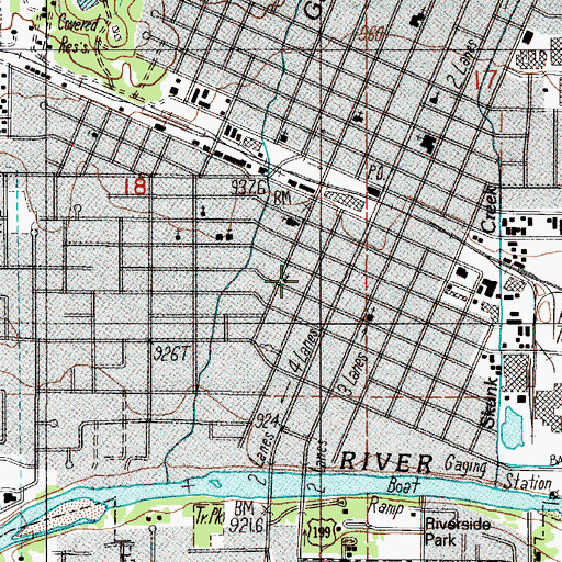 Topographic Map of Schmidt House Museum, OR