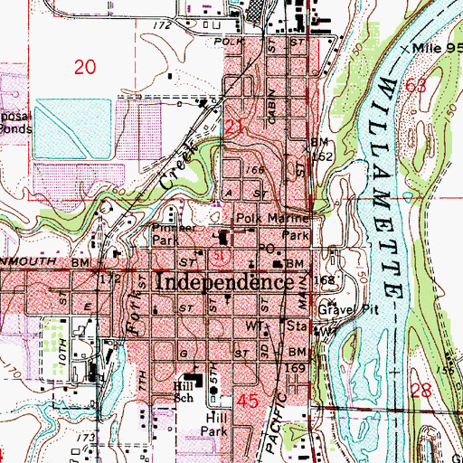 Topographic Map of Heritage Museum, OR