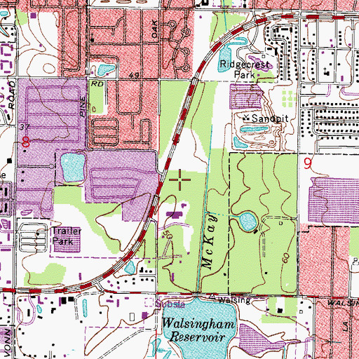 Topographic Map of Sunstar Paramedics, FL