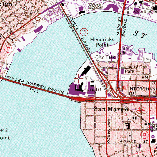 Topographic Map of Life Flight, FL