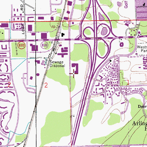 Topographic Map of Medics Ambulance Service, FL