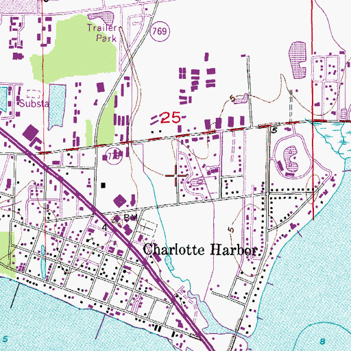 Topographic Map of Ambitrans Medical Transport, FL
