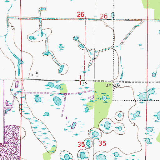 Topographic Map of Sarasota County Rescue Station 53, FL
