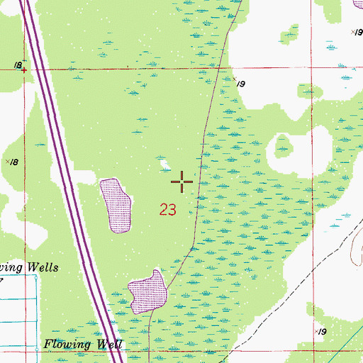 Topographic Map of Lee County Emergency Medical Services, FL