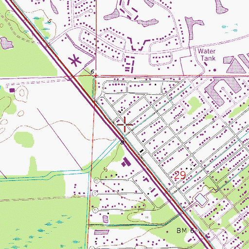 Topographic Map of Collier County Emergency Medical Services Station 21, FL