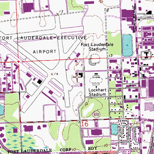 Topographic Map of International Medical Care, FL
