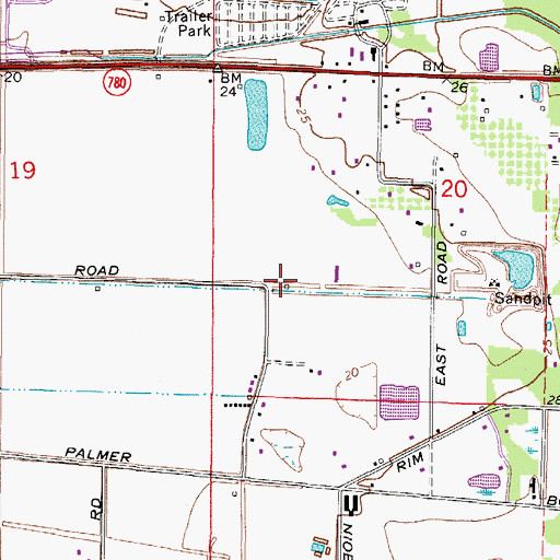 Topographic Map of Bayfront Medical Center Bayflite Station 2 Ambulance, FL
