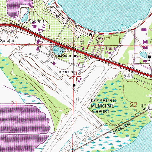 Topographic Map of Lifenet 6 Lake, FL