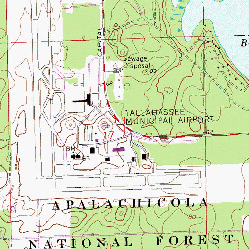 Topographic Map of Lifenet, FL