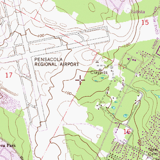 Topographic Map of Lifeguard Air Ambulance, FL