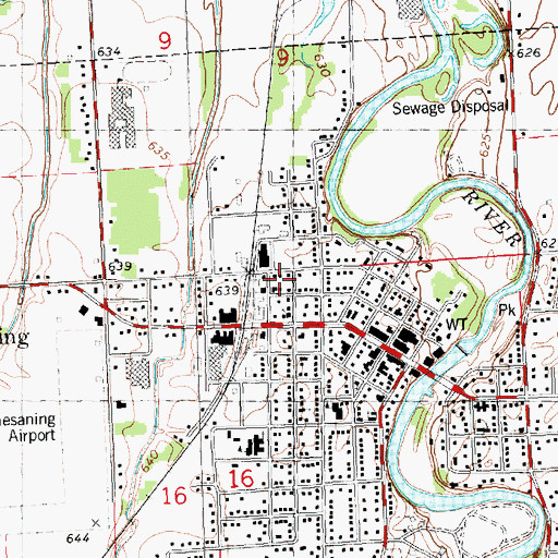 Topographic Map of Mobile Medical Response, MI
