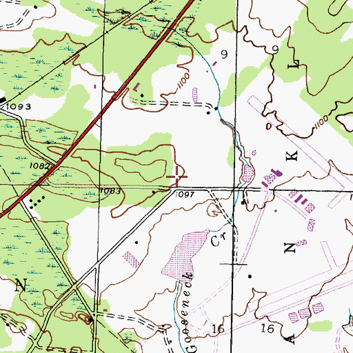Topographic Map of Mercy Emergency Medical Services, MI
