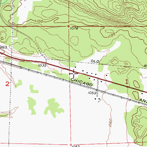 Topographic Map of Verso Paper Quinnesec Mill Warehouse Ambulance Emergency Services, MI