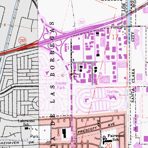 Topographic Map of Westmed Ambulance, CA