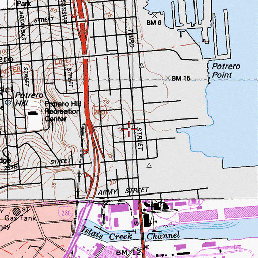 Topographic Map of American Medical Response, CA