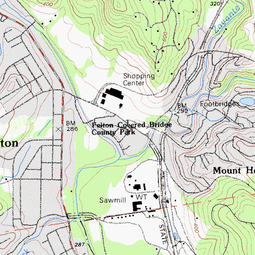 Topographic Map of American Medical Response Santa Cruz Division, CA