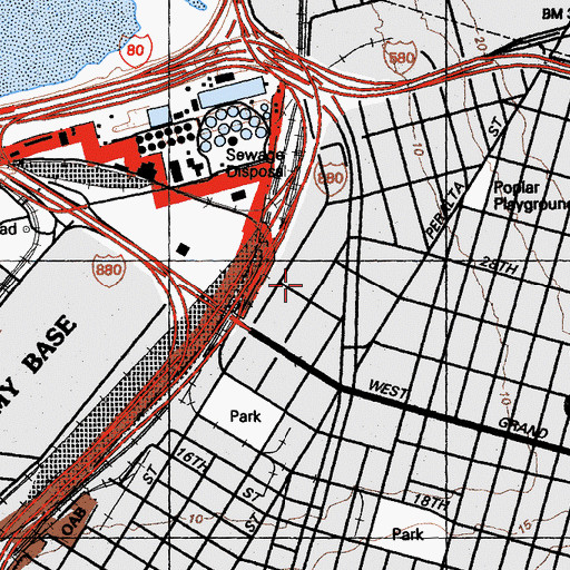 Topographic Map of NORCAL Ambulance, CA