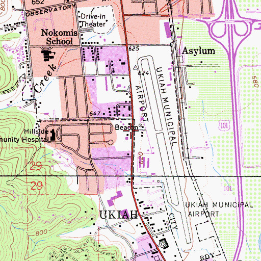 Topographic Map of California Shock Trauma Air Rescue Station 4, CA