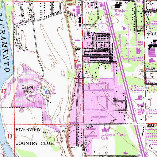 Topographic Map of American Medical Response Station 3, CA
