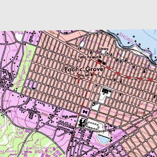 Topographic Map of Westmed Ambulance Unit 22, CA