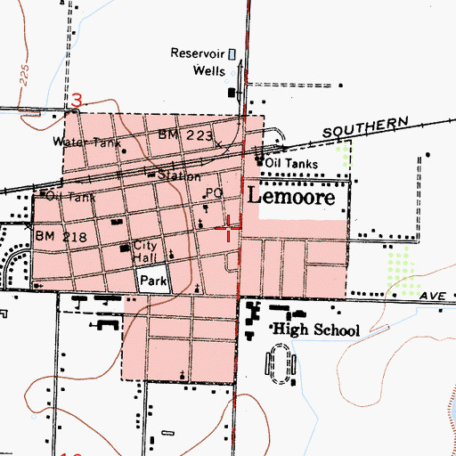 Topographic Map of American Ambulance, CA